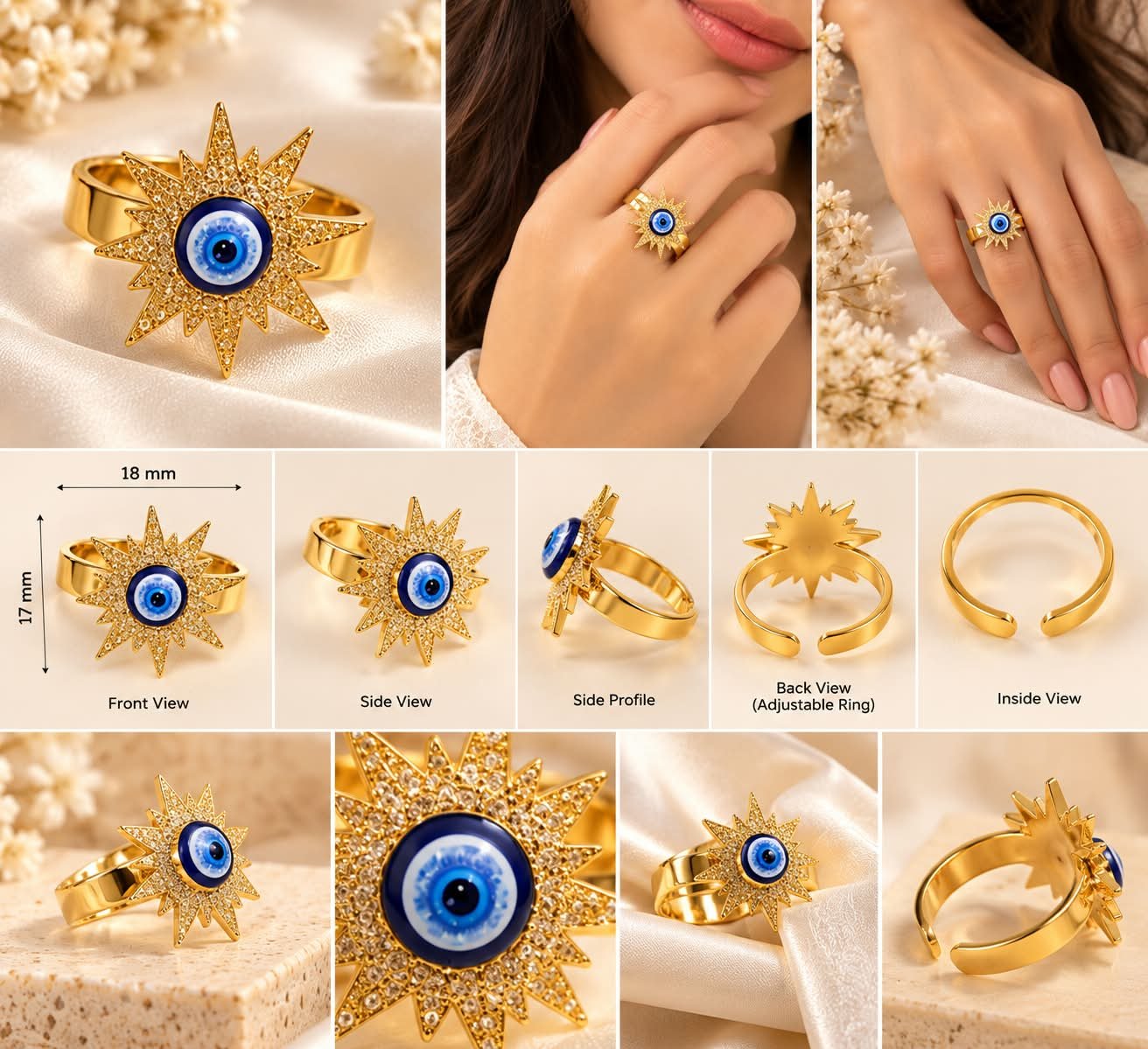 Evil Eye Ring - Image 3