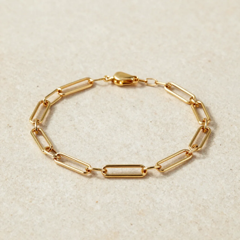Elara Paperclip Bracelet
